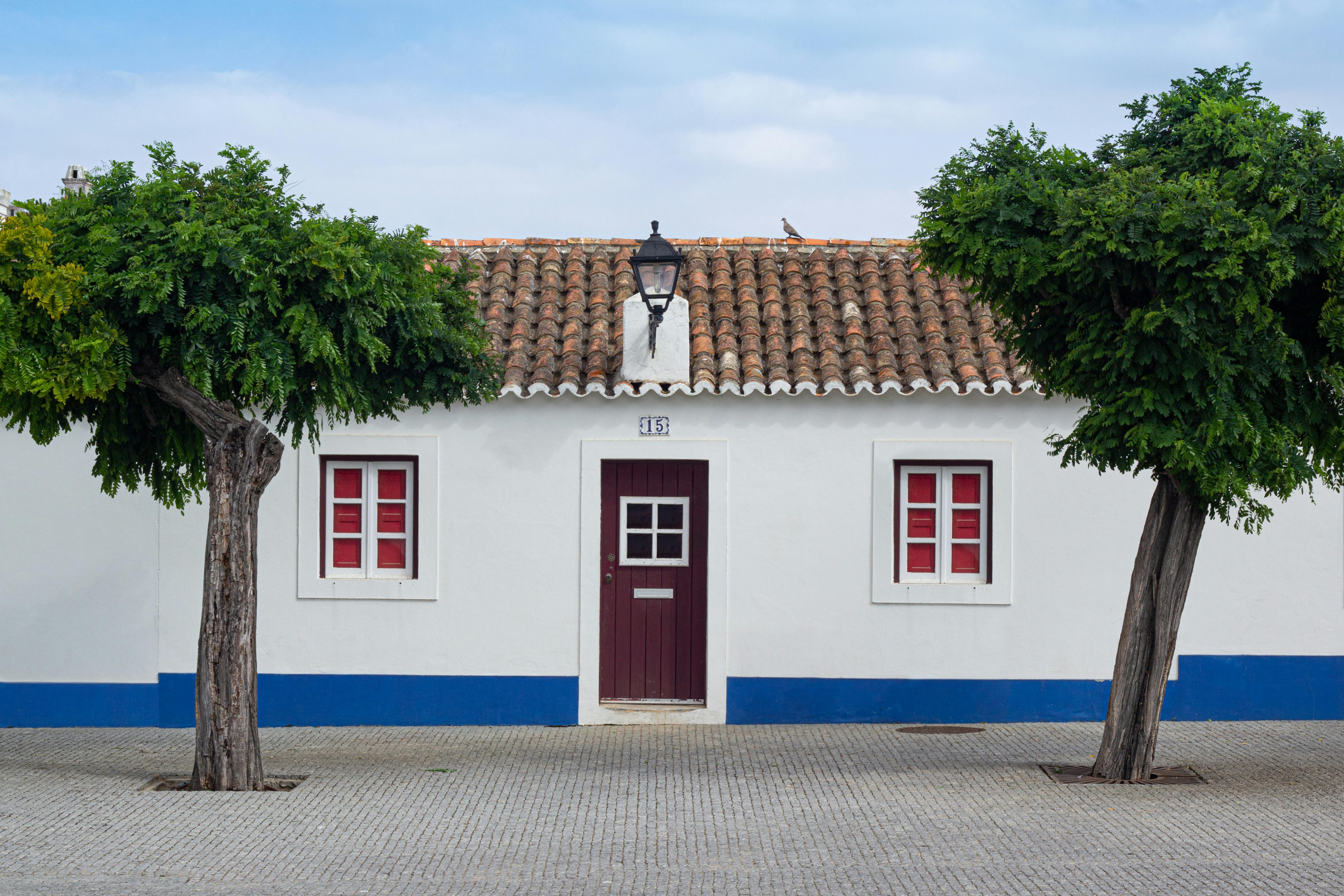 Traditional Portuguese house on the Algarve coast