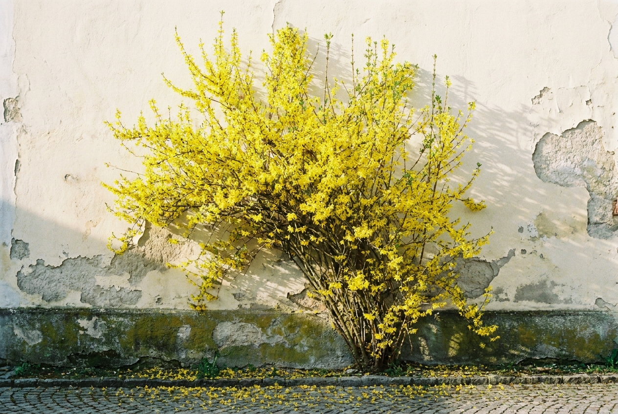 Cottage-Weg mit Akelei, Storchschnabel und Espalier-Birne